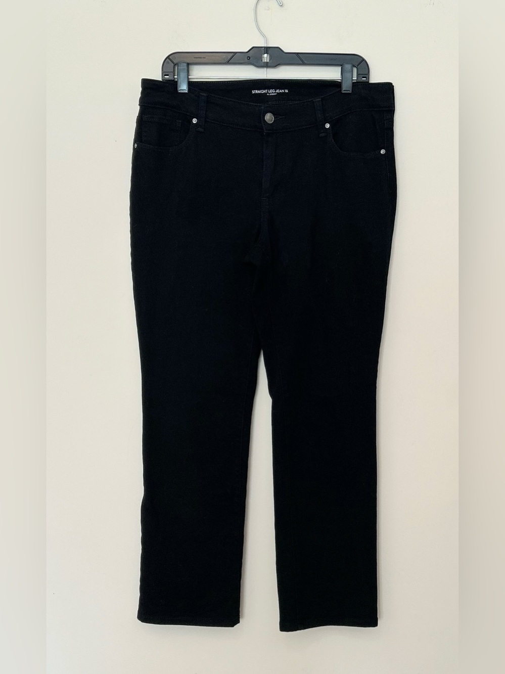 Chico's Black Straight-Leg Women's Jeans